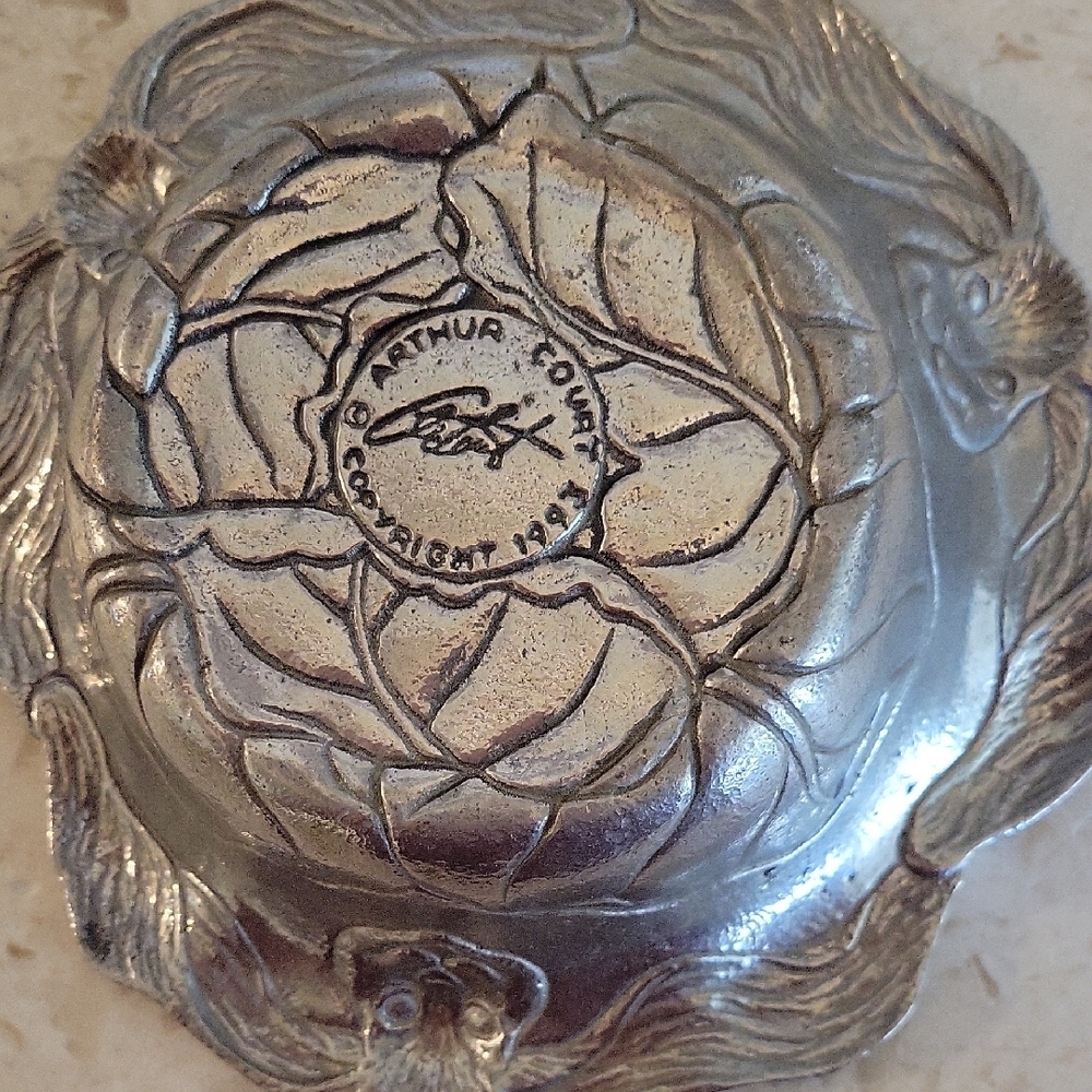 Arthur Court Bunny Design Motif Candy Dish - Picture 5 of 9